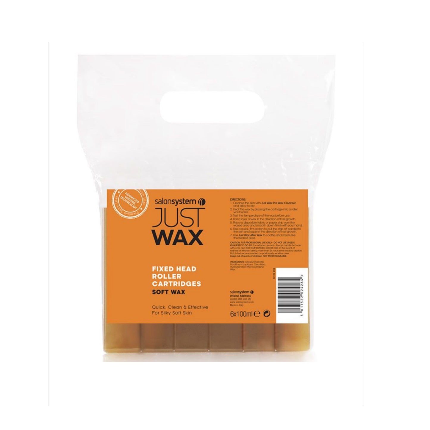 Salon Systems Just Wax Honey Large Head Roller Refill 100ml