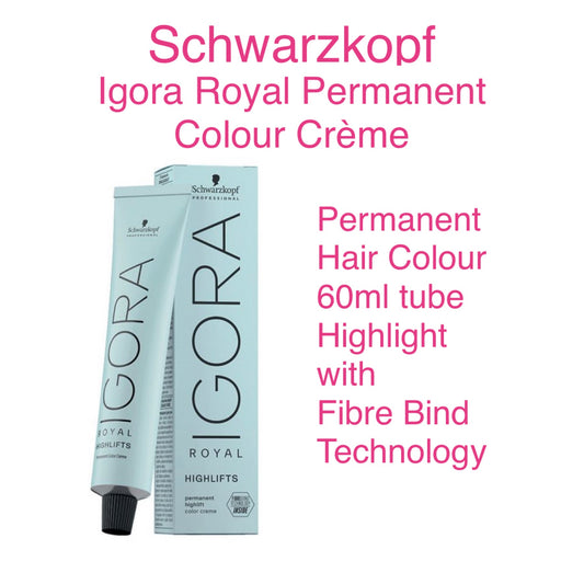 Schwarzkopf Igora Royal Highlifts 60ml tube