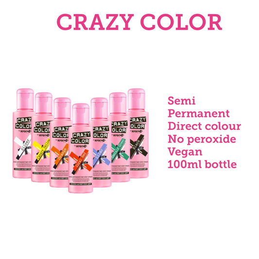 Crazy Color Semi Permanent Colour 100ml (buy 3 for £13.50)