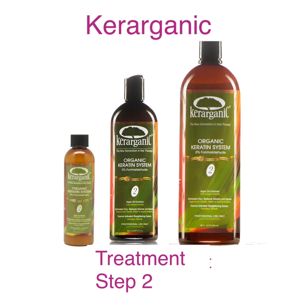 Kerarganic Organic Keratin System Step (Brazilian Blow Dry