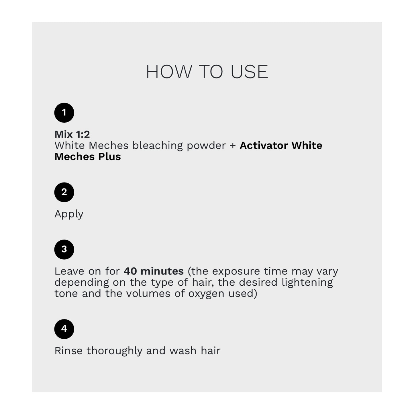 MHP- Italian White Meche Cream Bleach 100ml (Lift 5 levels)