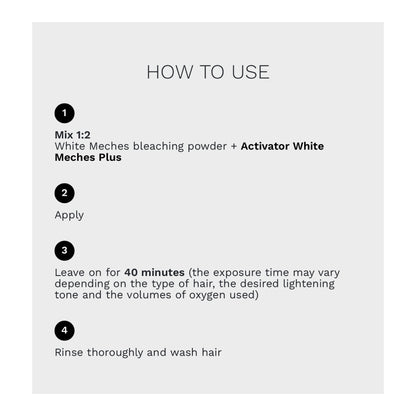 MHP- Italian White Meche Cream Bleach 100ml (Lift 5 levels)