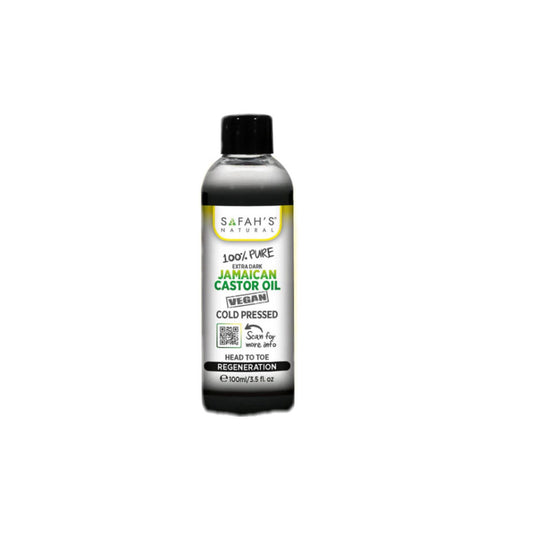 Cold Pressed 100% Pure Extra Dark Jamaican  Black Castor Oil 100ml
