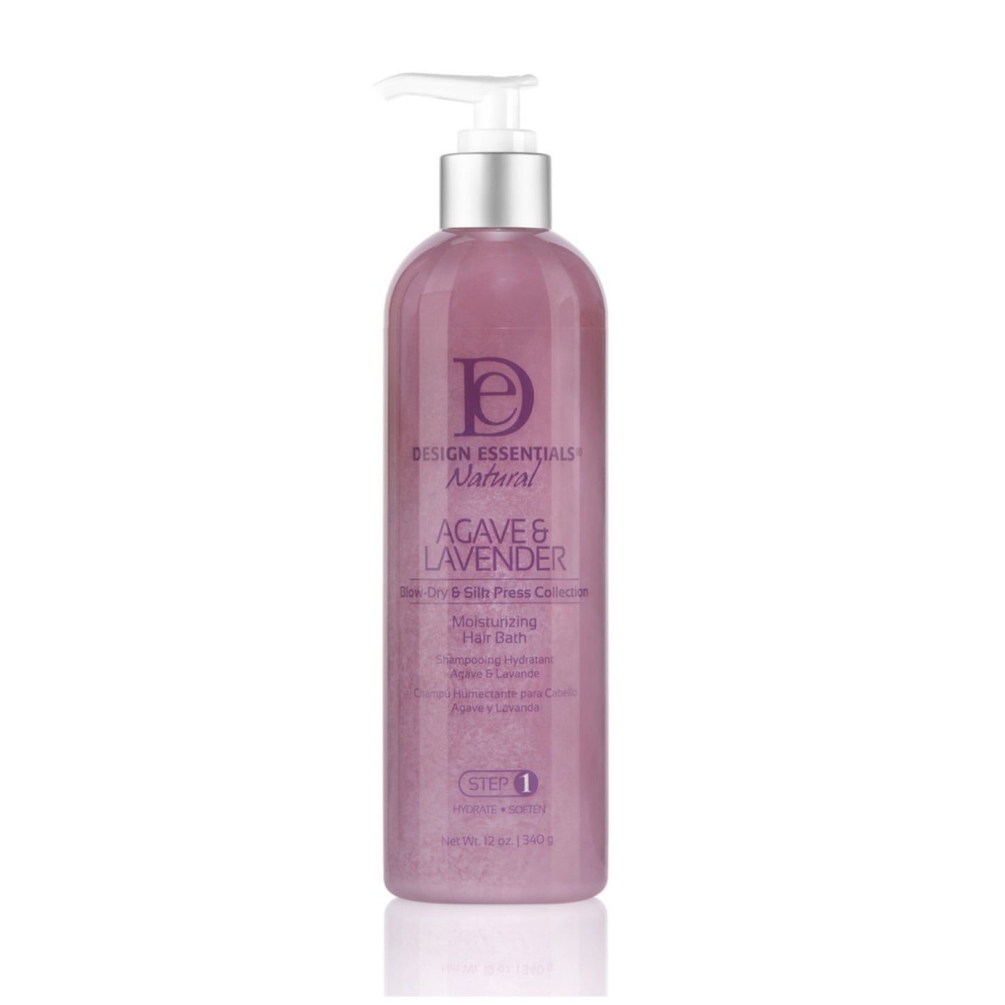 Design Essentials Agave & Lavender Moisturizing Hair Bath 340g Blow Dry & Silk Press collection