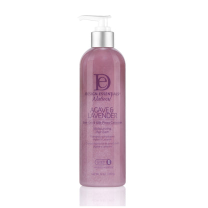 Design Essentials Agave & Lavender Moisturizing Hair Bath 340g Blow Dry & Silk Press collection