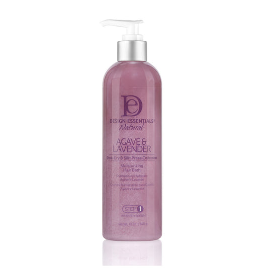 Design Essentials Agave & Lavender Moisturizing Hair Bath 340g Blow Dry & Silk Press collection