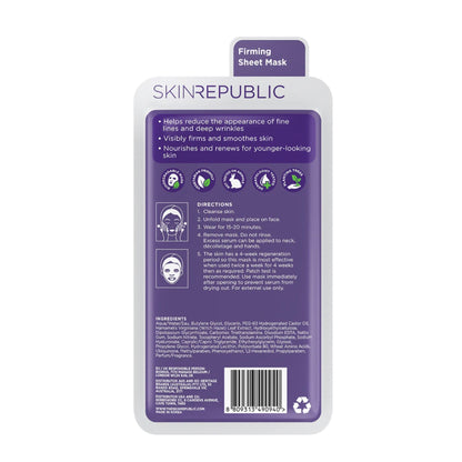 Skin Republic CoQ10 Anti-Wrinkle Effect Face Sheet Mask