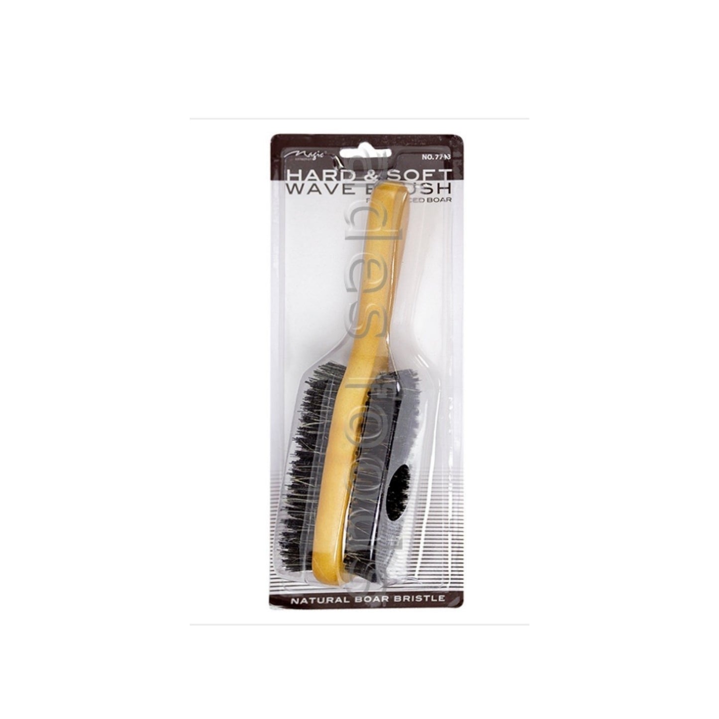 Magic Reinforced Boar Bristle Hard & Soft Wave Brush No.7713