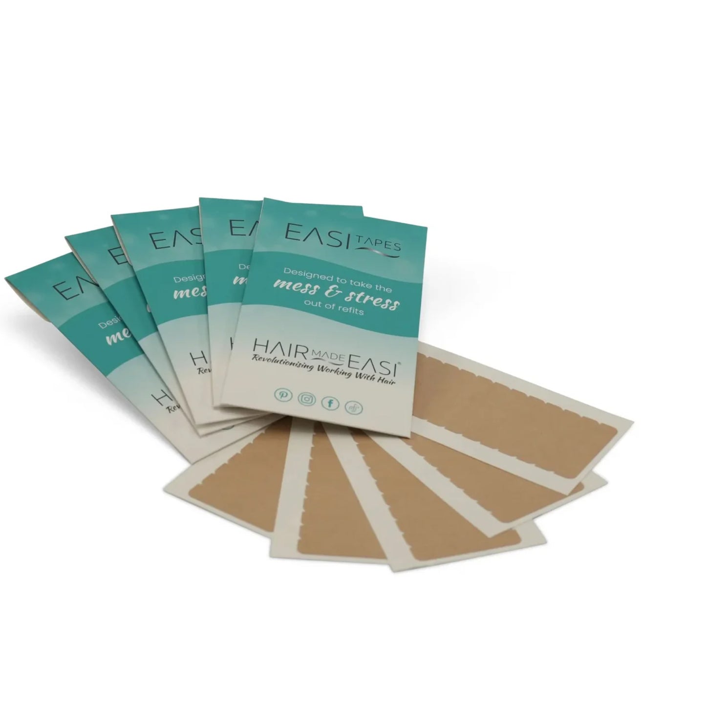 Easitape Hair Extension Tape Double Tabs (60 per pack