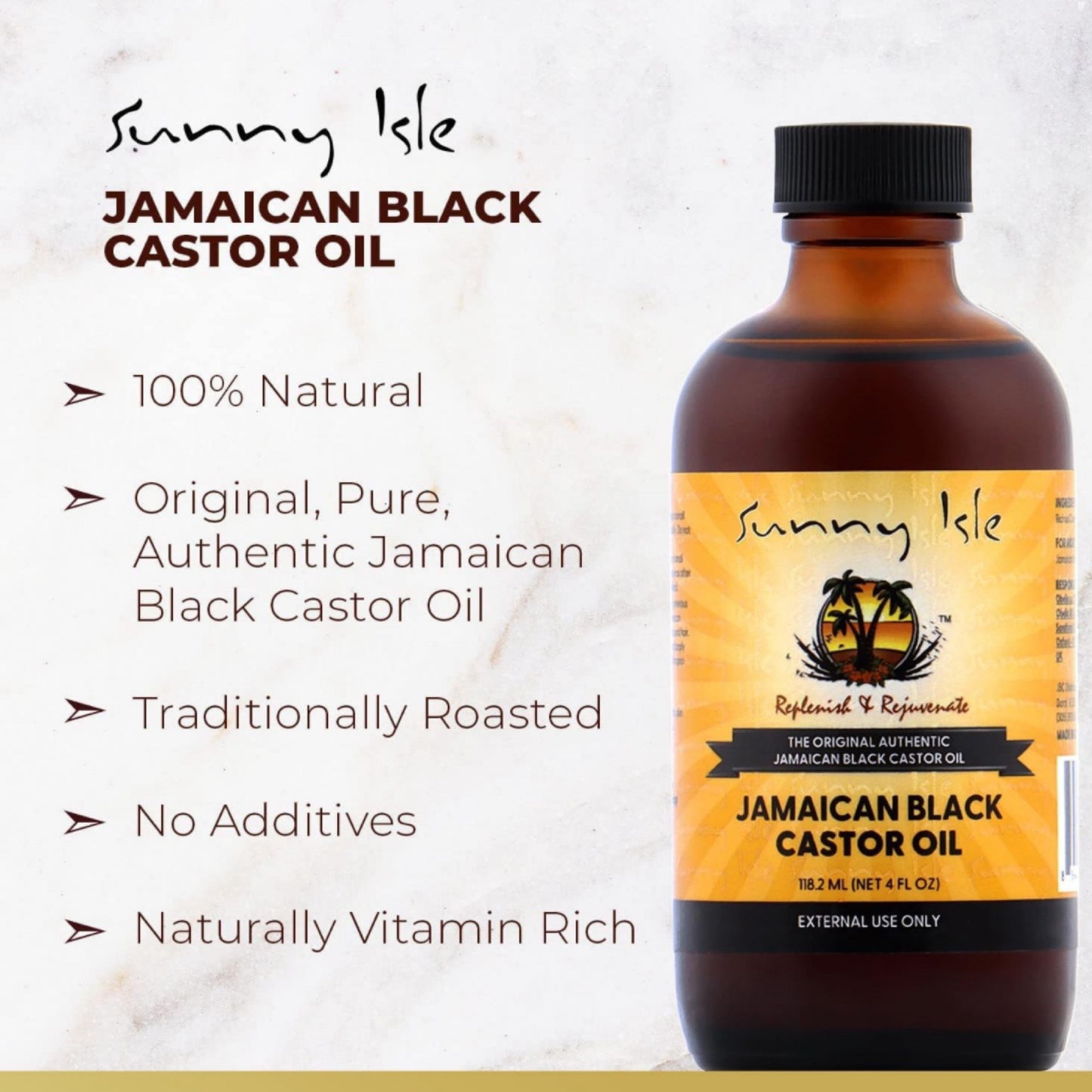 Sunny Isle Jamaican Black Castor Oil 118.2ml (all hair types)