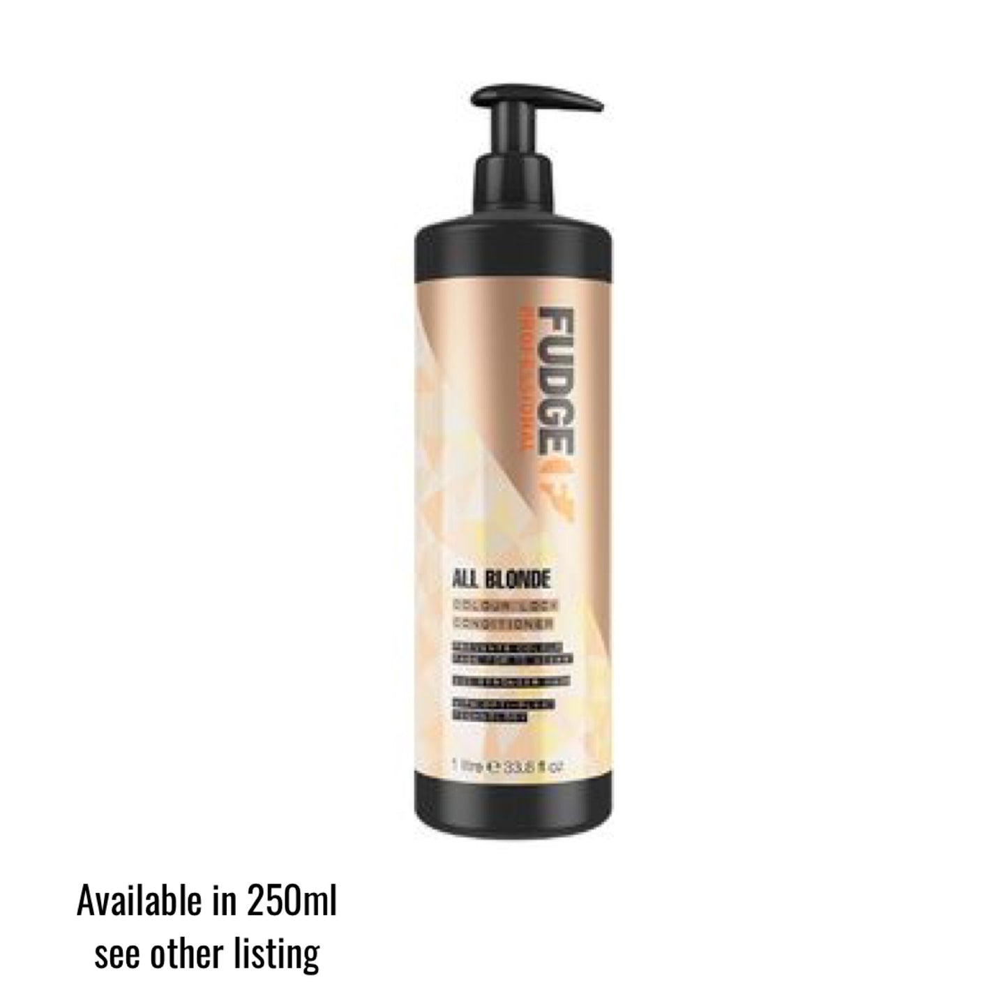 Fudge All Blonde Colour Lock Conditioner 250ml & 1000ml