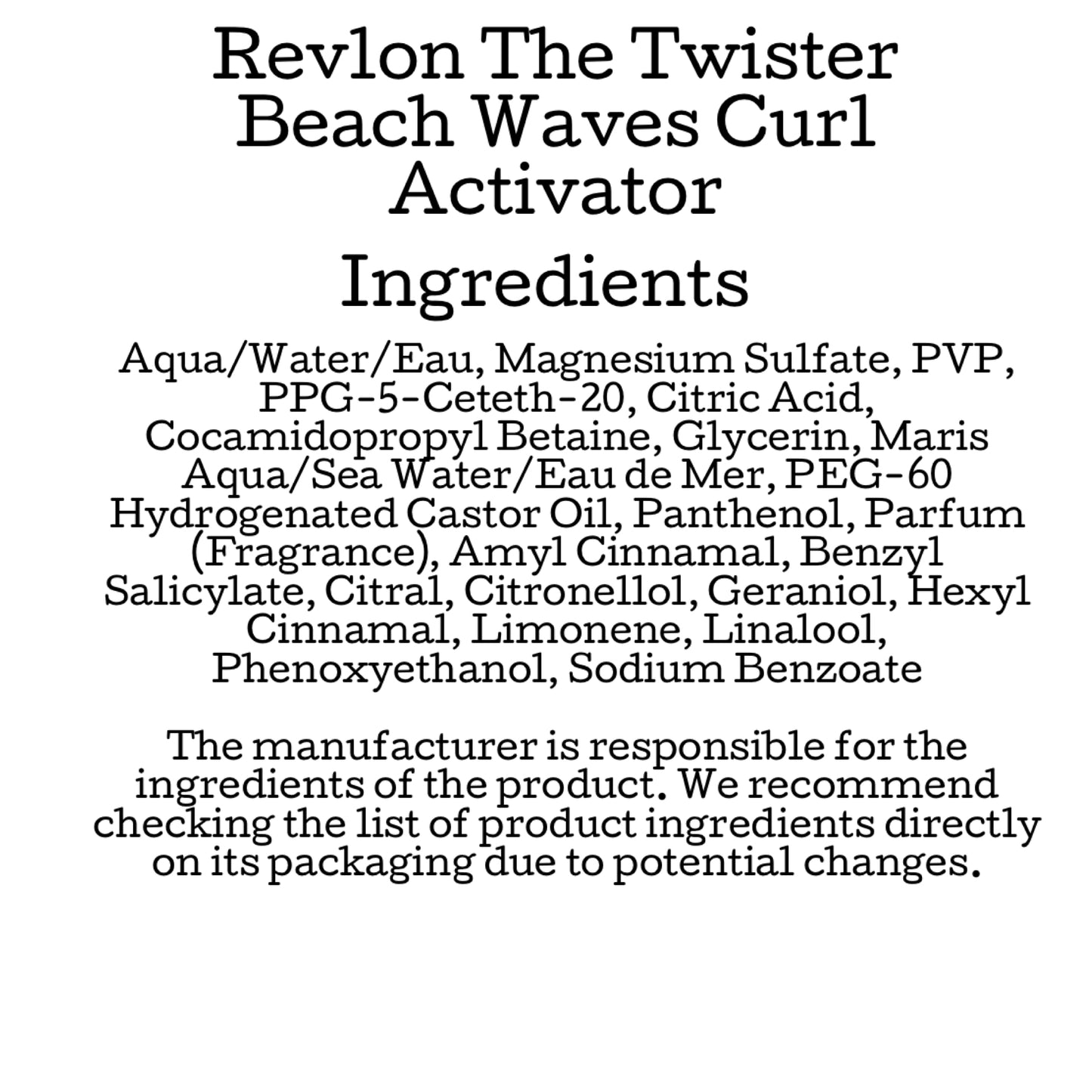 Revlon Professional Pro You The Twister Waves Beach Style Activator 250 ml