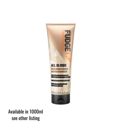 Fudge All Blonde Colour Lock Conditioner 250ml & 1000ml