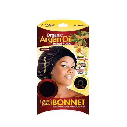 Magic Collection Women’s Argan Oil Treated Wide Band, Extra Large & Super Jumbo Bonnet
