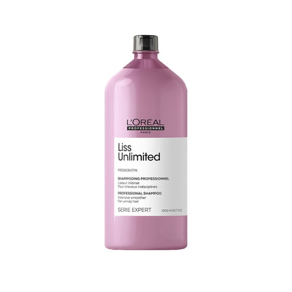 L'Oreal Serie Expert Liss Unlimited Shampoo (300ml & 1500ml