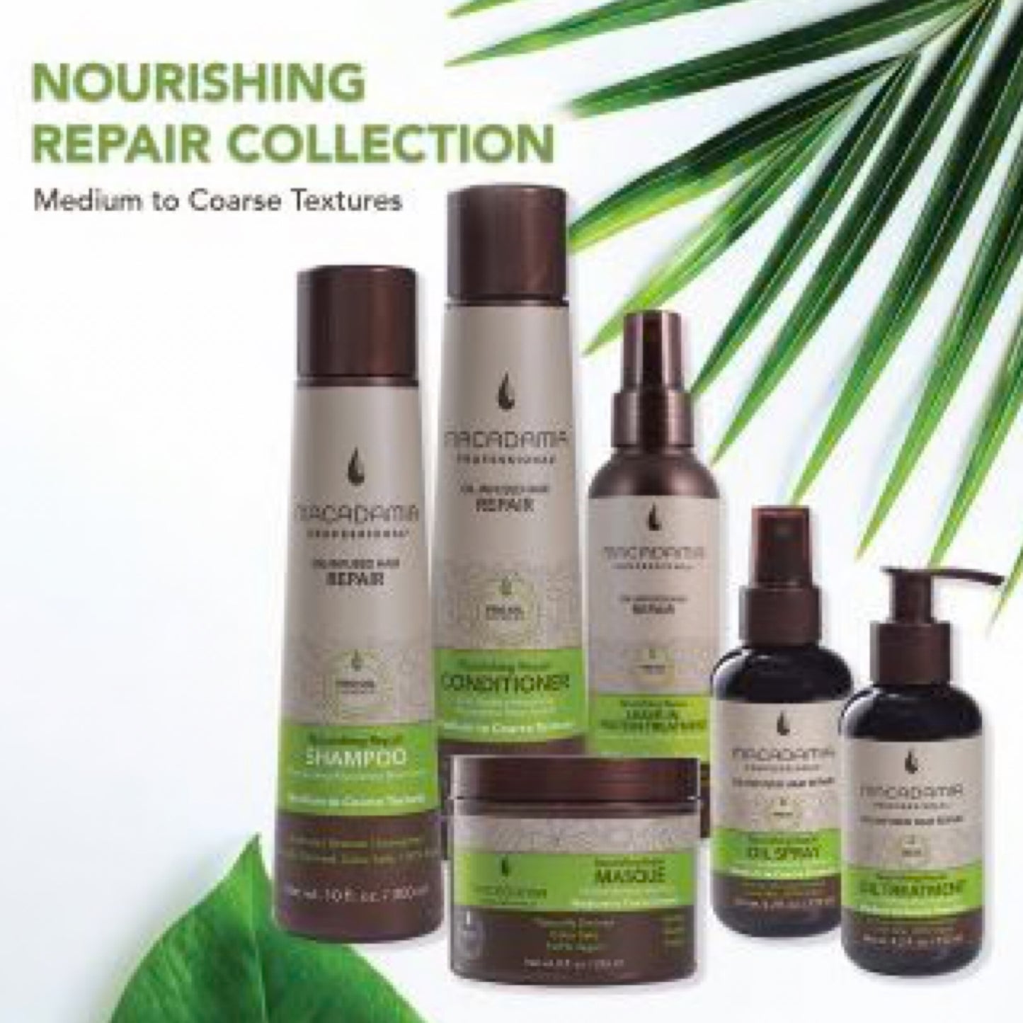 Macadamia Ultra Rich Repair Shampoo Course to Coiled Texture 300ml