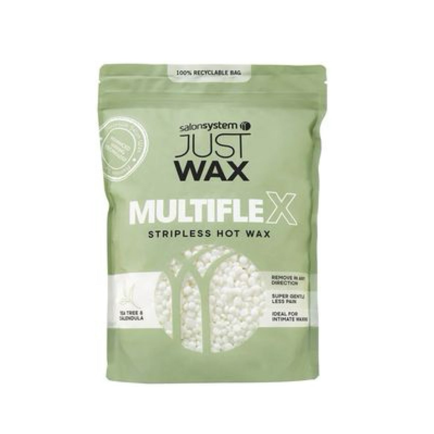 Salon Systems Just Wax Multiflex Stripless Hot Wax Tea Tree & Calendula (700g)