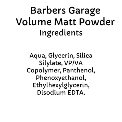 Barbers Garage Volume Matt Powder (15g)