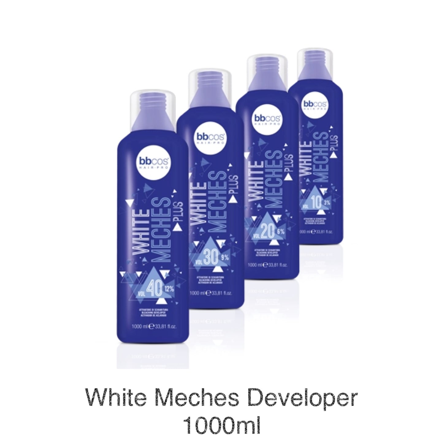MHP- Italian White Meches Plus Developer 1000ml (with Blue/Violet)