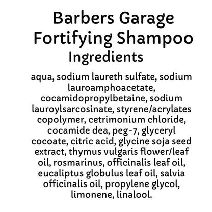 Barbers Garage Fortifying Shampoo (250ml)