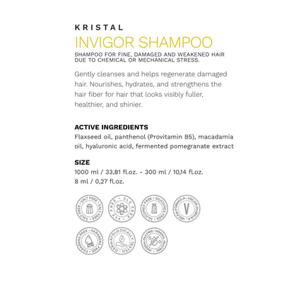BBCos Kristal Invigor Shampoo 300ml & 1000ml