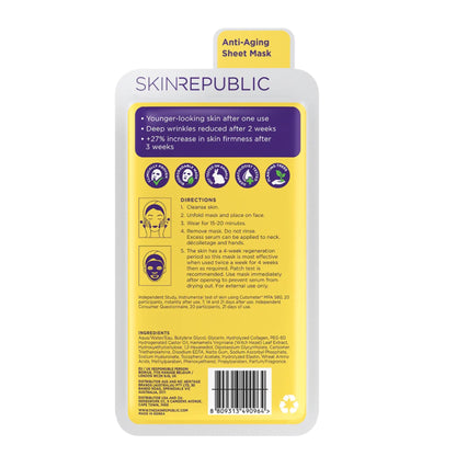 Skin Republic Collagen Infusion Biodegradable sheet Face Mask