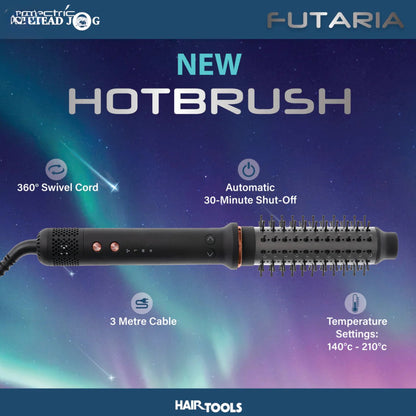 Headjog Futaria Hot Brush - Black