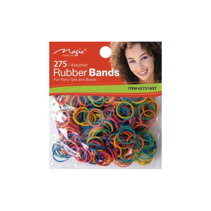 Magic Collection Rubber Bands Black, Brown & Multi Coloured