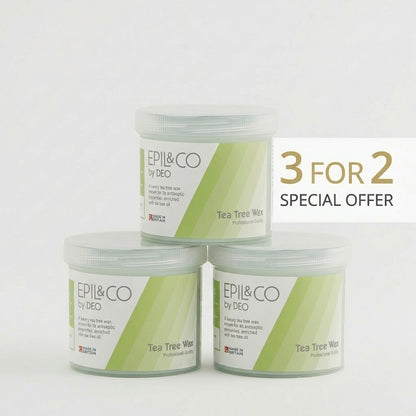 DEO EPIL & CO TEA TREE WAX 425G (3 for 2)