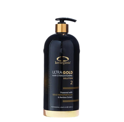 Kerarganic Ultra Gold Premium Straightening Solution Step 2 (500ml)