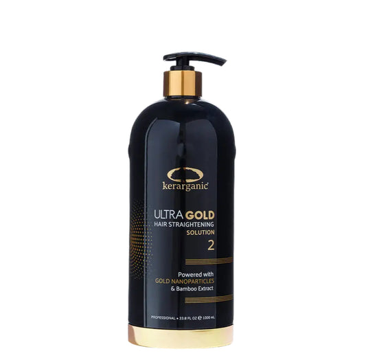 Kerarganic Ultra Gold Premium Straightening Solution Step 2 (500ml)