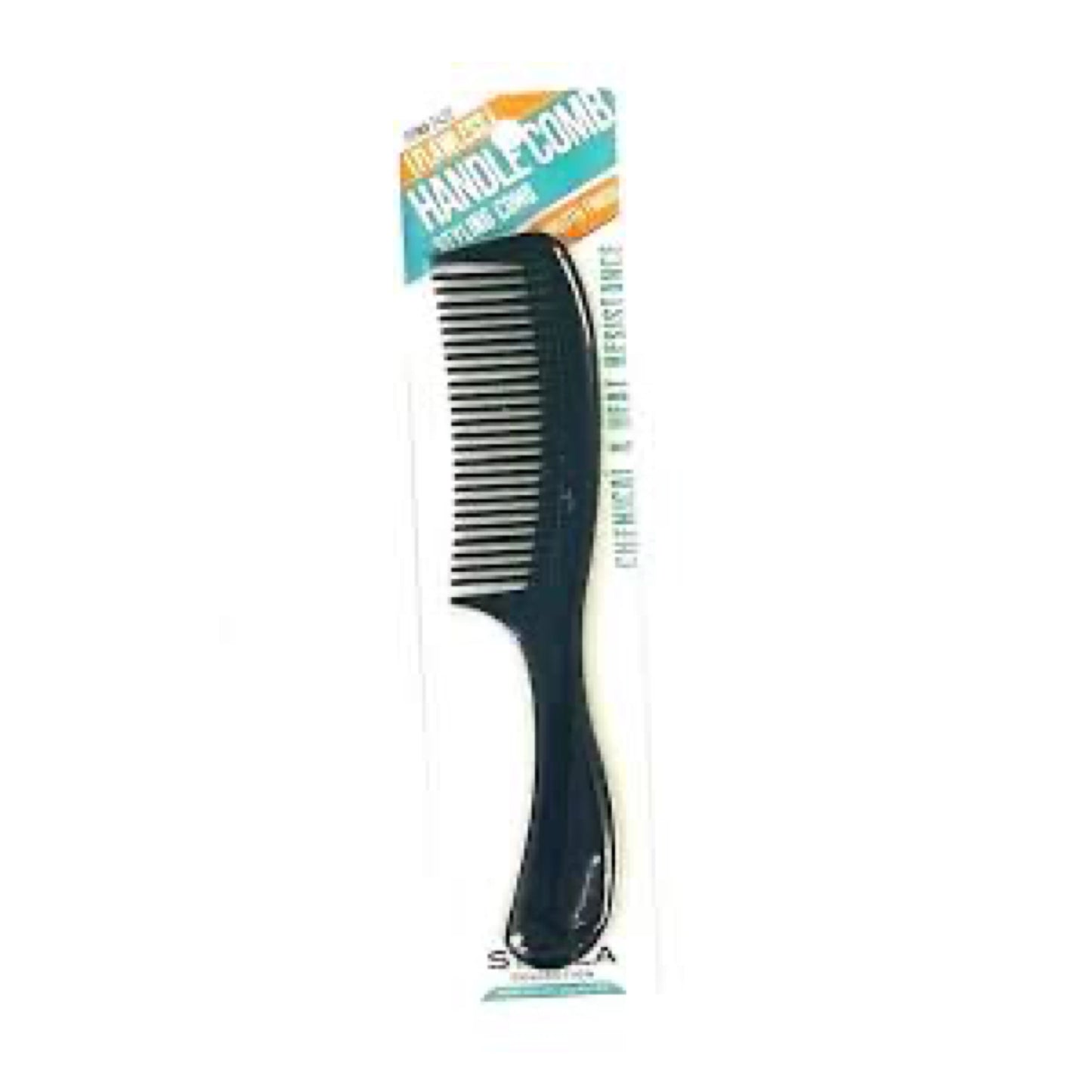 Magic Collection Stella 8” Black Large Round handle comb