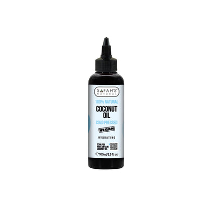 Safah COCONUT OIL 100% NATURAL - FOR HAIR & SKIN CARE - COLD-PRESSED & UNREFINED MOISTURISER