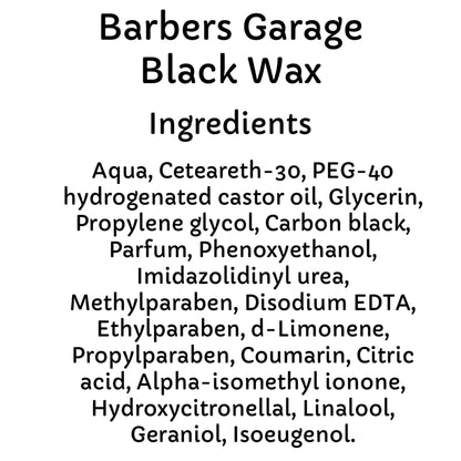 Barbers Garage Black Wax (100g)