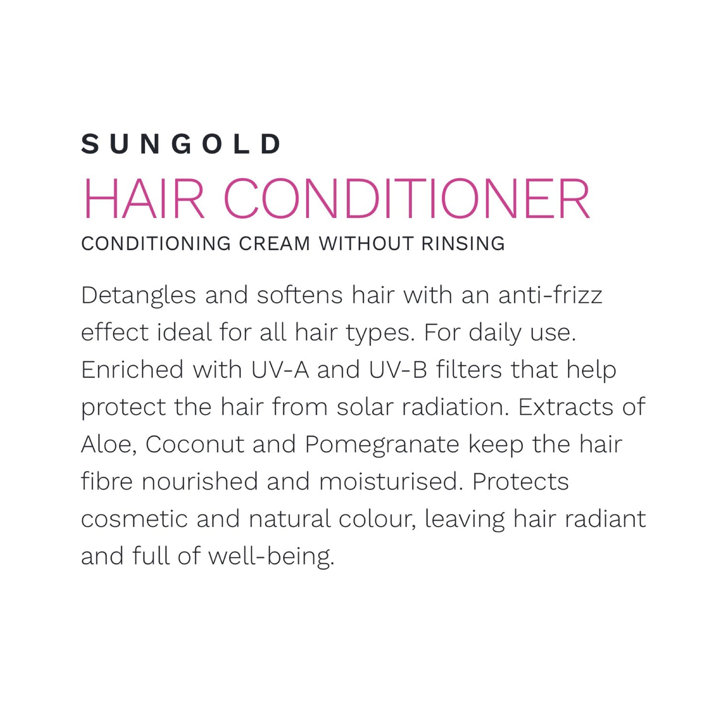 BBCos Sungold Hair Conditioner Leave In 200ml