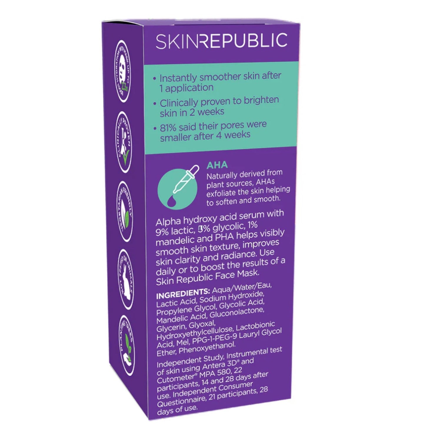 Skin Republic AHA 15% + PHA Serum 30ml - Combination Skin