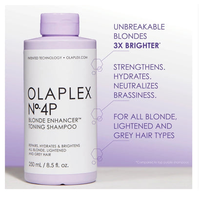 Olaplex No.4P Blonde Enhancer Toning Shampoo 250ml