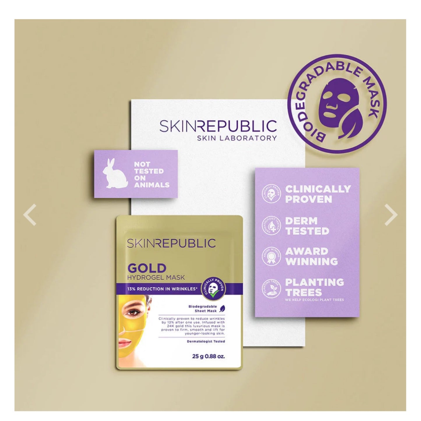 Skin Republic GOLD Hydrogel Mask