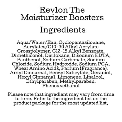 Revlon Professional Pro You The Moisturizer Hydrating Boosters x 10 Ampoules