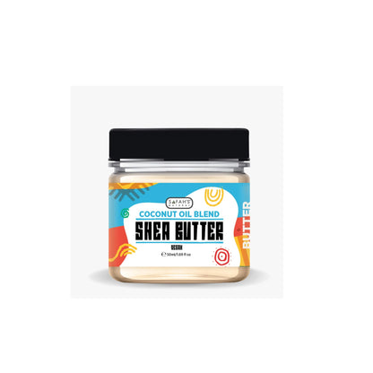 Safahs Natural Coconut Oil Shea Butter 50ml 115ml & 250ml