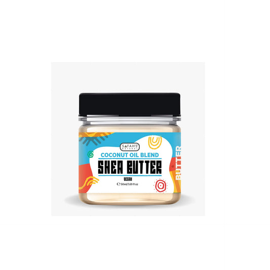 Safahs Natural Coconut Oil Shea Butter 50ml 115ml & 250ml