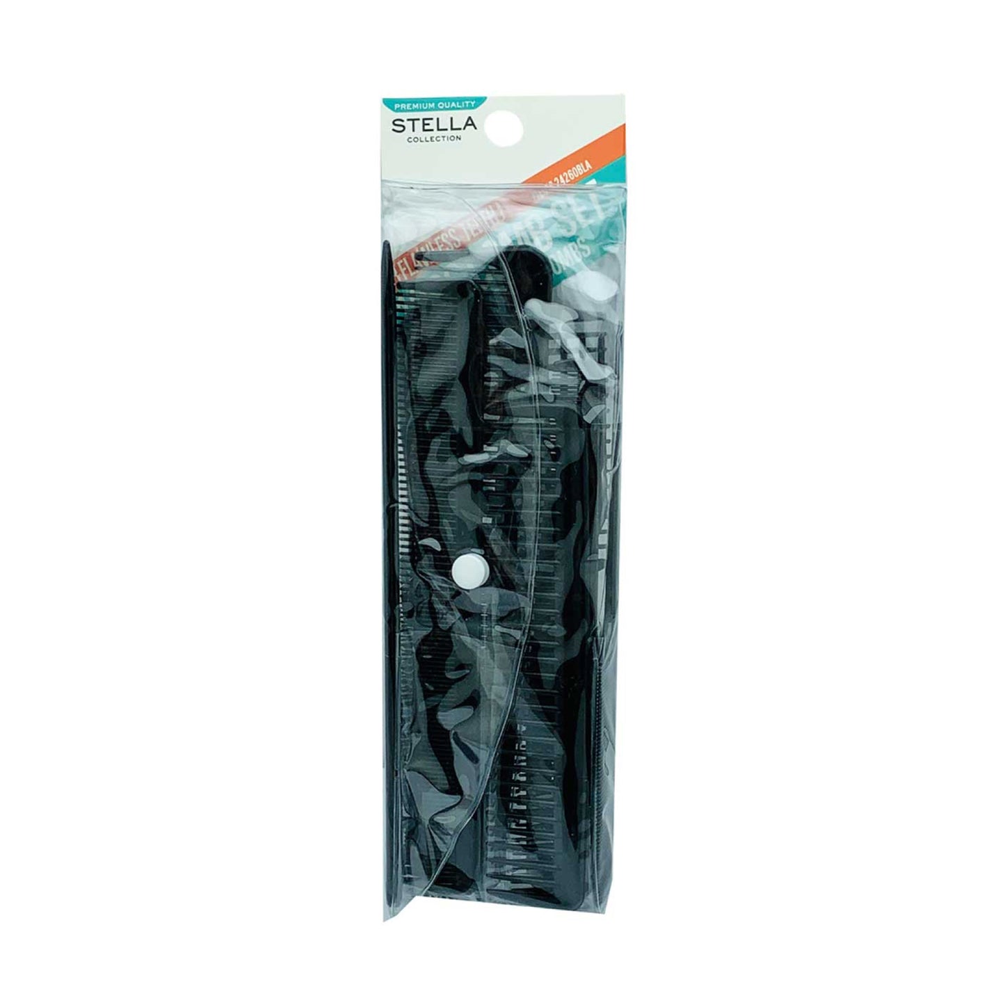 Magic Collection-Stella 10 piece comb set Black