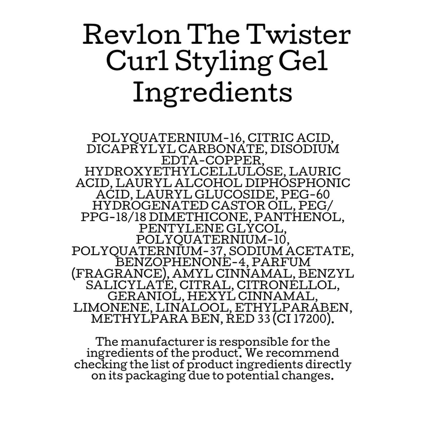 Revlon Pro You The Twister Styling Gel 350ml  Wavy & Curly Hair