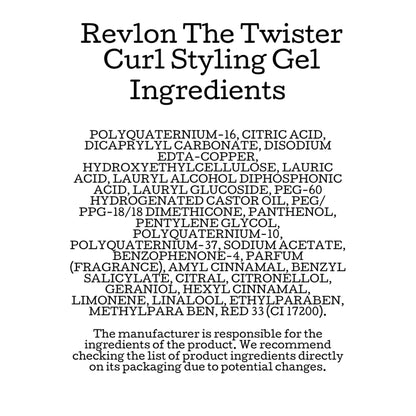 Revlon Pro You The Twister Styling Gel 350ml  Wavy & Curly Hair