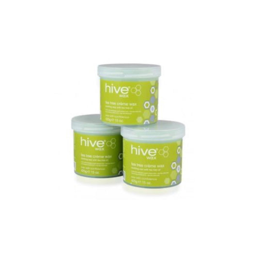 Hive Tea Tree Creme Wax - 3 for 2 Pack (3 x 425g)