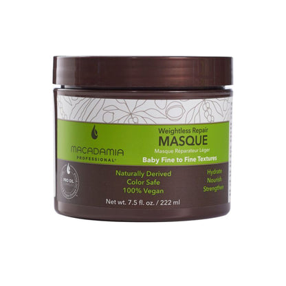 Macadamia Weightless Hair Repair Masque  Baby Fine & Fine Hair 222ml