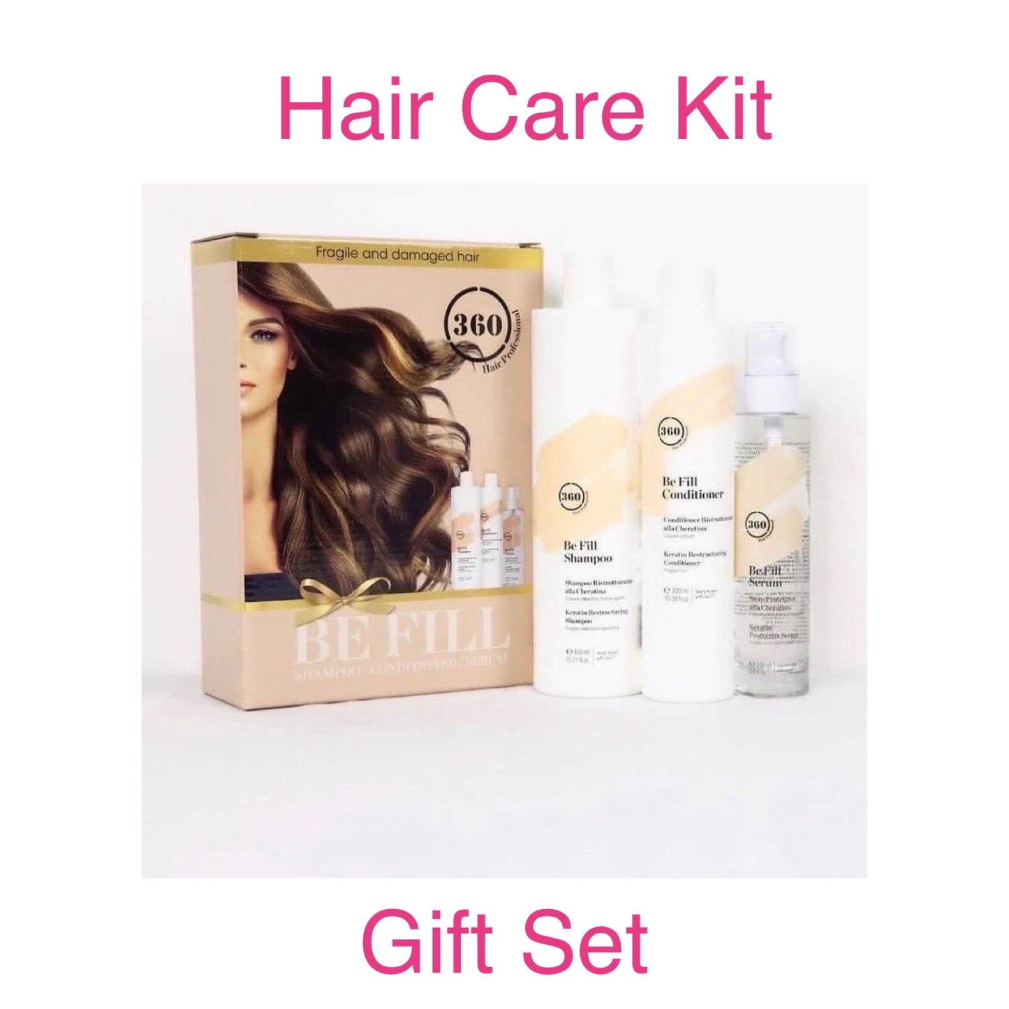 MHP- Italian Professional Hair Care Kit  Be Fill ( 3 products ) Gift Set
