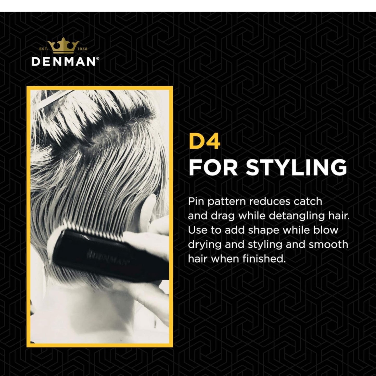 Denman D4 Large Styling Brush (9 Row)
