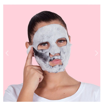 Skin Republic Bubble Purifying +Charcoal Face Mask Sheet