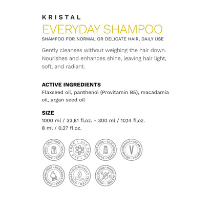 BBCOS Kristal Everyday Shampoo 300ml & 1000ml